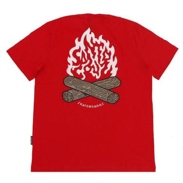 Imagem de Camiseta Santa Cruz Campfire - Vermelho-Masculino