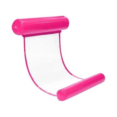 Imagem de Grande Rede Flutuante Inflável Para Água 105x80cm, Colchão De Ar, Cade