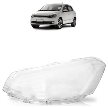 Imagem de Lente Farol Dianteiro Gol Voyage Saveiro G6 2013 2014 2015 2016 Transp