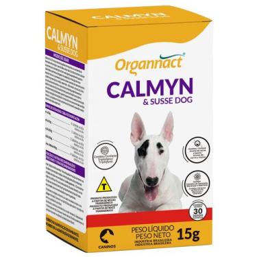 Imagem de Suplemento Calmyn Susse Dog para Cães Organnac Tabletes 15g - Organnac