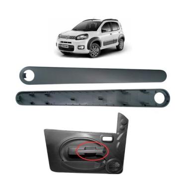 Imagem de Moldura Puxador Apoio Braco Uno Vivace Way Evo Vidro Manual - Fiat