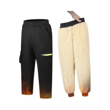 Imagem de Calças De Esqui Impermeáveis Para Meninos E Meninas, Acolchoadas, Quen