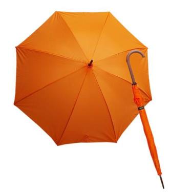 Imagem de Guarda Chuva Sombrinha Colorido Cabo Cor de Madeira Automático - Vária