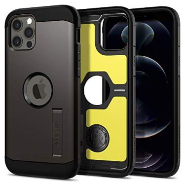 Imagem de Spigen Capa Tough Armor Projectada para Apple iPhone 12 / iPhone 12 Pro - Cinza Metálico