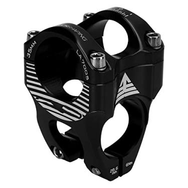 Imagem de QANYEGN Guiador De Bicicleta De Alumínio Guiador Curto De Bicicleta De 31,8 Mm Adequado Para Guiador De Estrada, Montanha E Engrenagem Fixa(Preto)