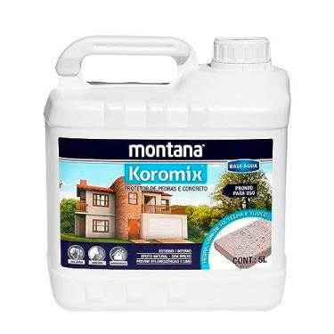 Imagem de Koromix Impermeabilizante Hidrofugante Protege Pedra Concreto Tijolo Montana 5Lt