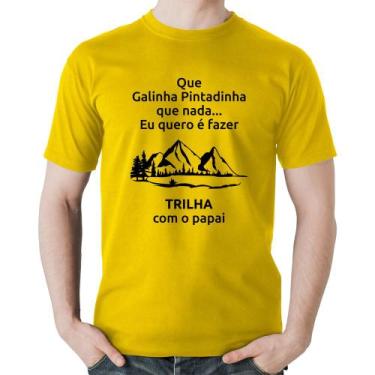 Imagem de Camiseta Algodão Trilha Com O Papai Trekking - Foca Na Moda