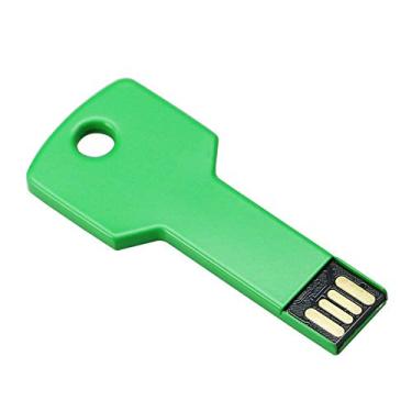 Imagem de 32 GB Luz Verde Modelo Chave USB Flash Drive USB Memory Stick PenDrive Flash Drive USB Flash Drive USB Stick Pen Drive USB Pen Drive U Disk Cartão USB