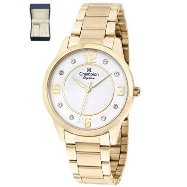 Imagem de Relógio Champion Feminino Dourado Prova D'agua Original