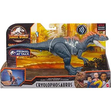 Imagem de Boneco Dinossauro Cryolophosaurus Primal Attack Jurassic World Mattel