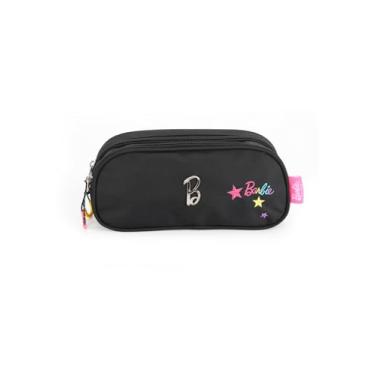 Imagem de Estojo Duplo Barbie Preto - Luxcel