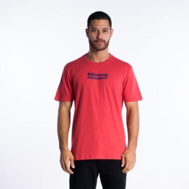 Imagem de Camiseta Billabong Original M/C Walled Unit Vermelho