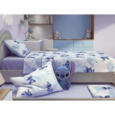 Imagem de Jogo De Cama Solteiro Infantil 100% Algodão Stitch 3 Pçs - Lepper