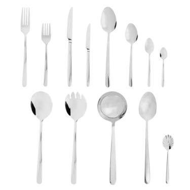 Imagem de WOLFF Faqueiro de Aço Inox Viena 101 Peças Com Caixa Litografada - Jogos de Talheres - Mesa Posta - Utensílios de Cozinha, Enxoval, Casamento, Decoração