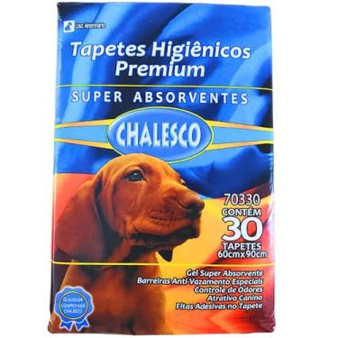 Imagem de Chalesco Tapete Higiênico Premium para Cães com 30 Unidades