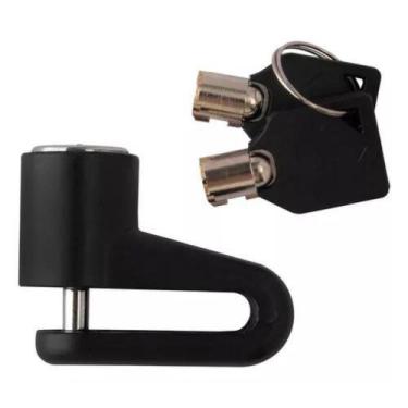 Imagem de Cadeado Trava Disco De Freio Moto / Bicicleta 2 Chaves Antifurto - Hut