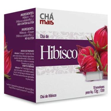 Imagem de Clinicmais Chá Hibisco 10 Sachês 13g - Chá Mais