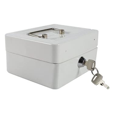 Imagem de CAIXA DE SEGURANÇA MINI FERRO PORTÁTIL PETTY COM BLOQUEIO DINHEIRO MOEDA COFRE CASA E ESCRITÓRIO (Ailgelybsy14ahgpo-04)