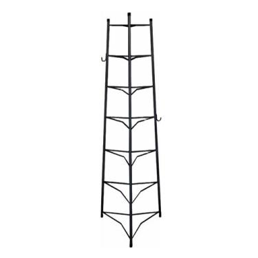Imagem de Tripé Porta Panelas Estrela Preto 7 Compartimentos 126cm - Ouro Minas