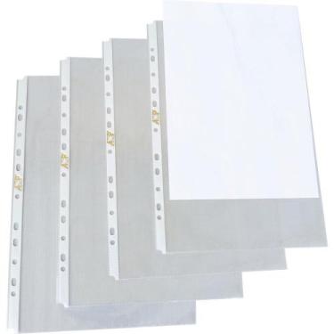 Imagem de Envelope Plástico A4 11 Furos 0,8MM Pacote com 100 - ACP