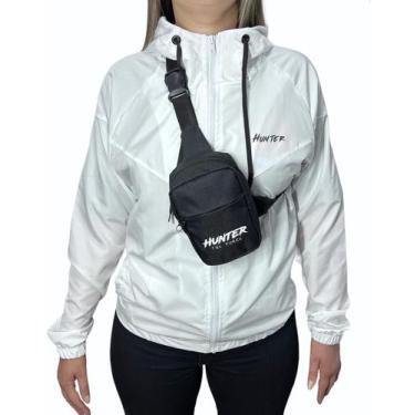 Imagem de Kit Jaqueta Corta Vento Blusa Feminina Agasalho + Shoulder - Hunter, B