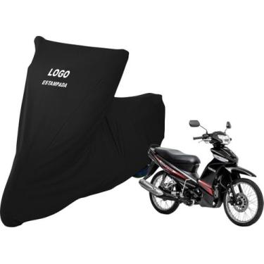 Imagem de Capa De Cobrir Moto Yamaha Crypton Não Risca Pintura - Mz, Preta