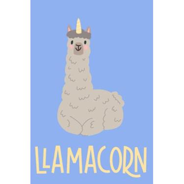 Imagem de Llamacorn: l Journal or Notebook for Women & Girls (Blue) (200 blank/lined pages for all ages and genders)