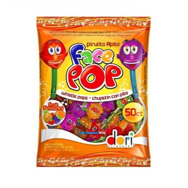 Imagem de Pirulito Facepop Apito 450g Dori