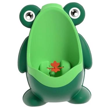 Imagem de Almencla Mictório de penico, desenho animado pendurado de penico com alvo engraçado, de xixi pendurado para crianças bebês, Verde