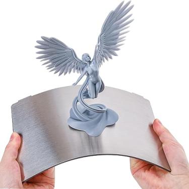 Imagem de Sovol Pacote com 2 placas flexíveis para impressora 3D de resina, placa flexível de aço de mola e plataforma de base magnética para Mars 4/Mars 4 Ultra/Mars 5/Mars 5 Ultra 160 x 96 mm