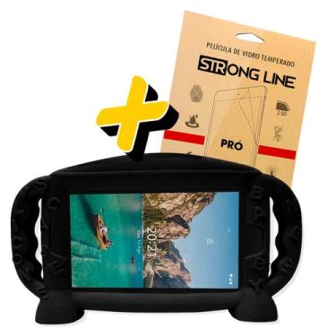 Imagem de Capa Capinha Tablet Mirage 7 Polegadas Infantil Case Silicone + Pelicu