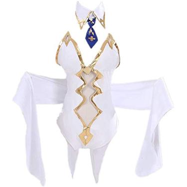 Imagem de Fate Grand Order Sabre Fate Zero Altria Pendragon Cosplay Fantasia de Coelhinho Fantasia de Halloween Conjunto Completo, Tamanho:, Large