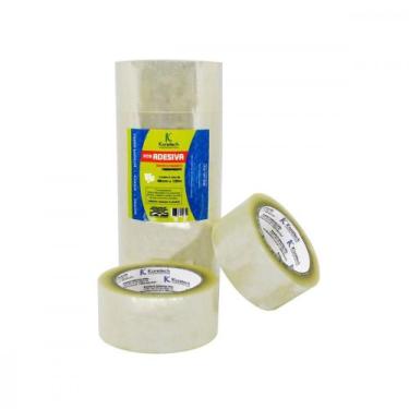 Imagem de Fita Embalagem Koretech Transparente 48 X 100 Pa.12.01.4.0001 - Kit C/