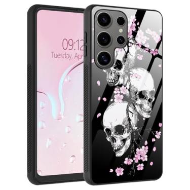 Imagem de Capa para Samsung Galaxy S25 Ultra, traseira de vidro líquido e bordas macias de TPU, aderência lateral antiderrapante, proteção contra quedas, ajuste fino, carregamento sem fio compatível com Galaxy