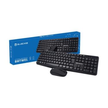 Imagem de Kit Teclado e Mouse sem Fio BMTW01 BlueCase ABNT2
