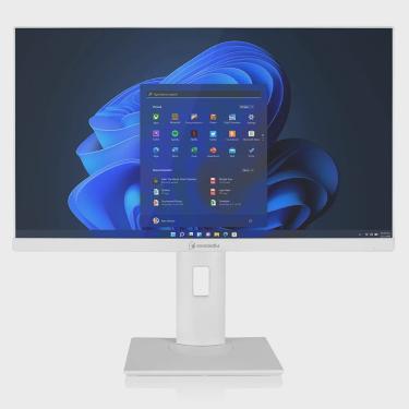Imagem de Computador All In One Concórdia Core i5 10400 8GB DDR4 ssd 256GB 23.8''Full Hd Webcam WiFi Windows 11 Pro Branco