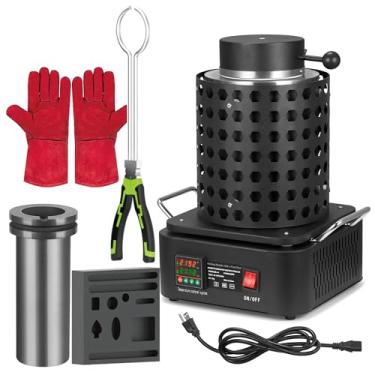 Imagem de Forno de derretimento dourado RR-J1, 1-3 kg, preto