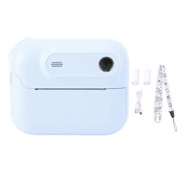 Imagem de Câmera Digital de Impressão Instantânea, Câmera de Impressão Instantânea de 48MP para Crianças, Câmera de Vídeo Digital de 1080p Toddler, Câmera Instantânea Fofa Com Funções de