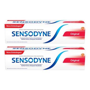 Imagem de Kit 2 und Creme Dental Sensodyne Original 90g