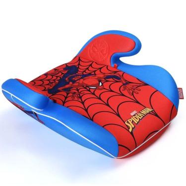 Imagem de Assento De Elevação Infantil Carro Multikids Baby Disney Homem Aranha Safe Booster Spider Man Auto 15 A 36kg BB499 Apoio de Braço Azul Vermelho