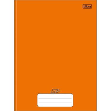 Imagem de Caderno Brochurão Laranja Capa Dura 48fls D+ Tilibra