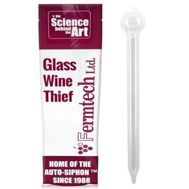 Imagem de Glass Thief | Wine Thief for Brewing - Borossilicato soprado à mão longo e estreito para testar vinho cerveja hidromel kombucha luar