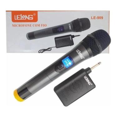Imagem de Microfone Profissional Sem Fio Wireless Igrejas Musicas Cor - Alinee