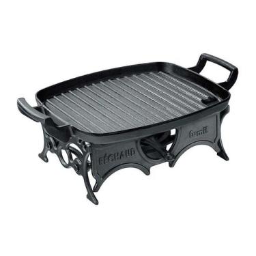 Imagem de Réchaud Mil Chapa Grill Alça Espiral Panela Mineira 31x24cm