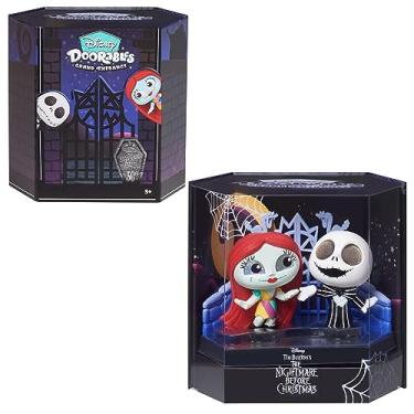 Imagem de DOORABLES Disney Grand Entrance 3-inch Collectible Figures Jack Skellington and Sally, Kids Toys for Ages 5 Up, Amazon Exclusive by Just Play