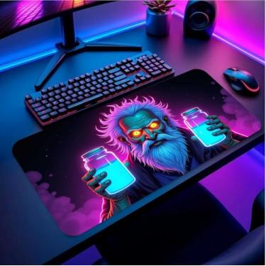 Imagem de Mouse Pad Gamer Premium Alquimia Neon 90x40