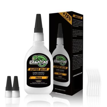 Imagem de Super Glue CAMALEAO de viscosidade espessa 65,2 g com fácil compressão