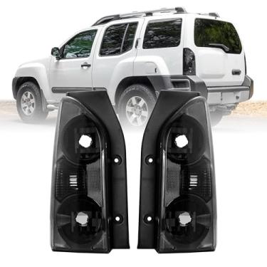 Imagem de Luz traseira USR 05-15 N50 SUV – Par de lâmpadas traseiras traseiras (esquerda + direita) - compatível com Nissan Xterra 2005-2015 veículo utilitário esportivo todos os modelos X SE S e Off Road