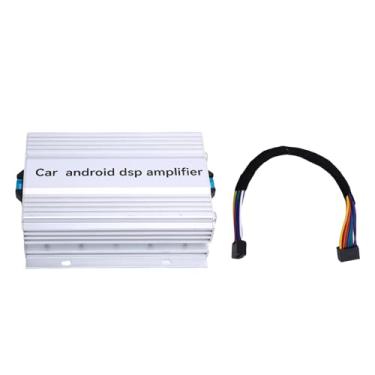 Imagem de Keenso Amplificador de Carro, 4 Canais de Alto Nível AB Classe DSP Sound System Amplificador para Subwoofer