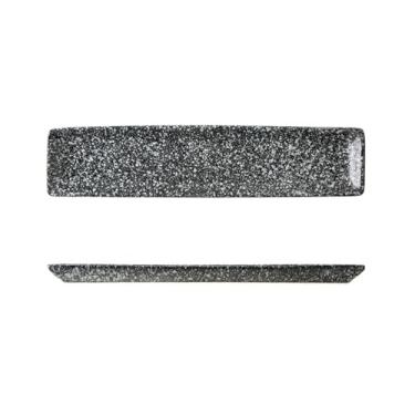 Imagem de Prato quadrado de cerâmica com 38 cm de comprimento, padrão japonês de sushi doméstico